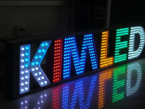 外露灯珠发光字